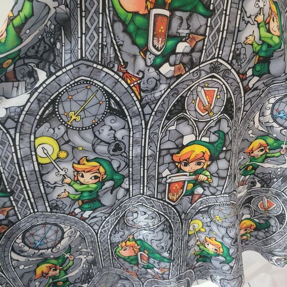 Legend of Zelda Windwaker Size M Print Skater Dress Comic Con Cosplay Gamer - Picture 4 of 10